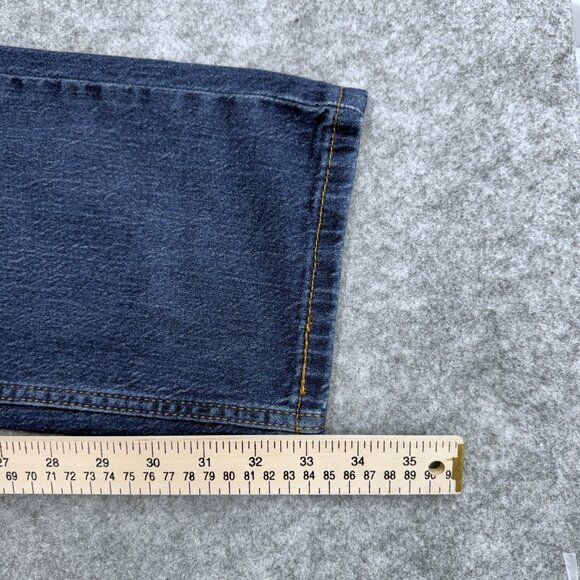 Levi's 505 Jeans Men's 34x34 Regular Fit Straight Leg Blue Denim Stonewash NEW - Picture 8 of 15